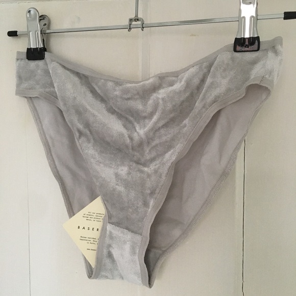 BNWT Baserange Bell Underwear in grey velvet - Picture 2 of 10